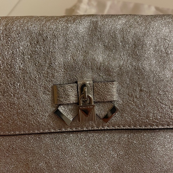 Michael Kors Leather Fold-Over Clutch / Handbag - Picture 3 of 7